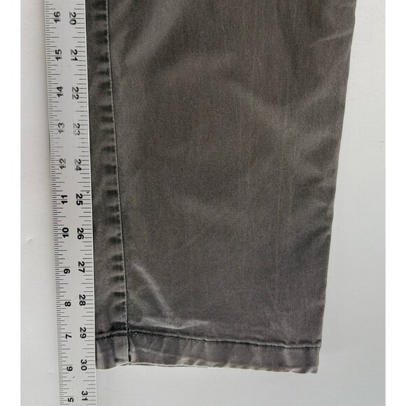 Eddie Bauer Women's Boyfriend Slim Legend Wash Khaki Pants Sz 12 Normcore Preppy - Picture 9 of 12